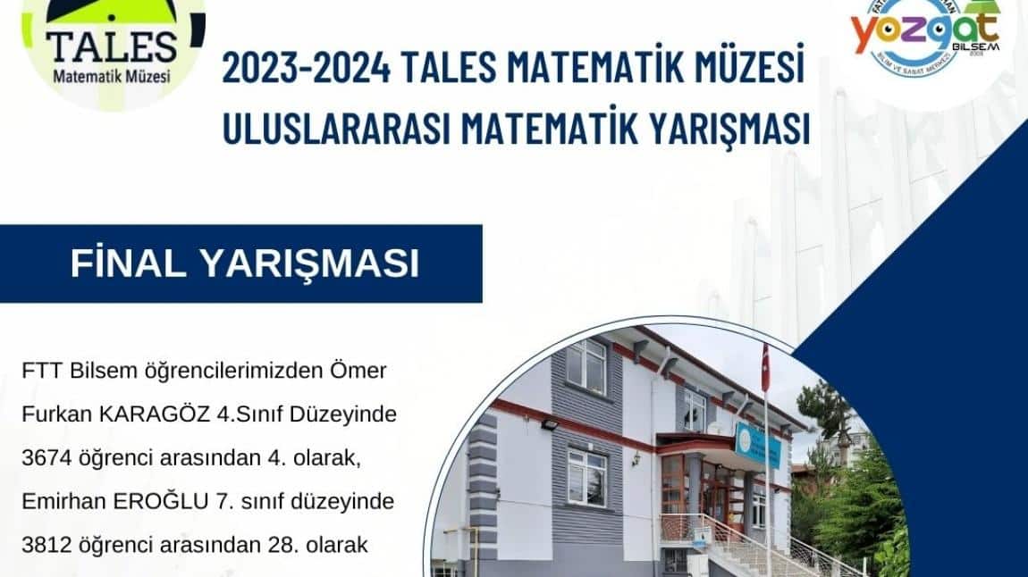 2023-2024 Tales Matematik Müzesi Uluslararası Matematik Yarışması